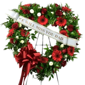 Heart Shaped Standing Wreath